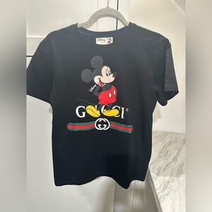 Gucci  Black Mickey Mouse T-Shirt